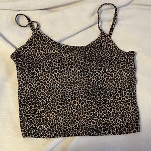 Leopard Print Women's Top